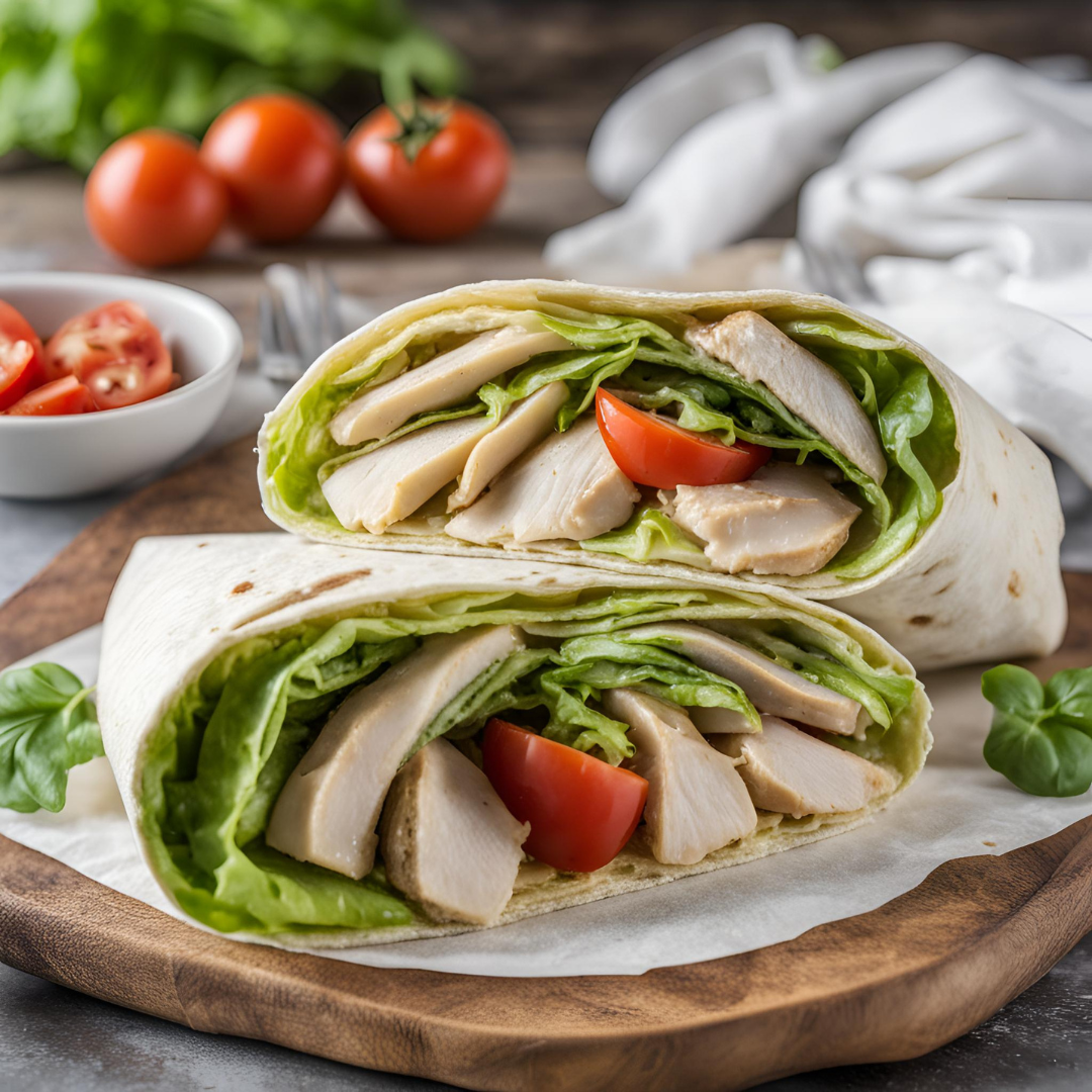 Tuscan Chicken Wrap